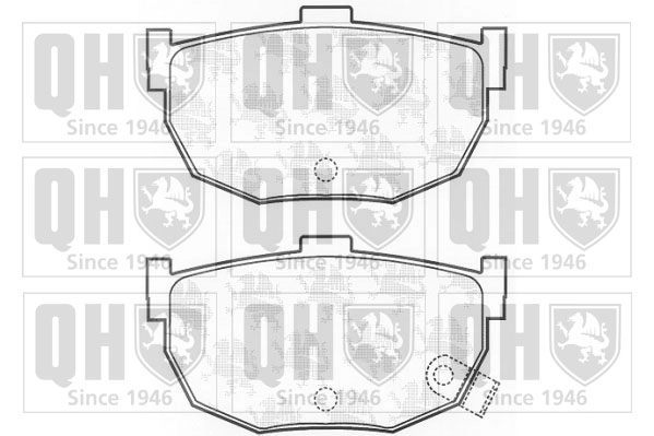 Колодки тормозные QUINTON HAZELL BP575
