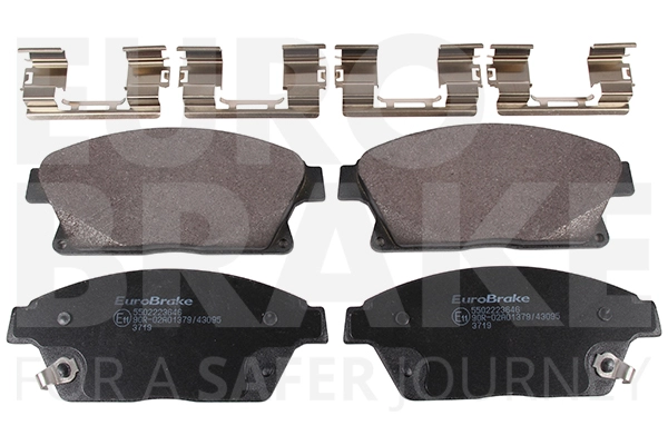 Тормозные колодки дисковые передние EUROBRAKE 5502223646