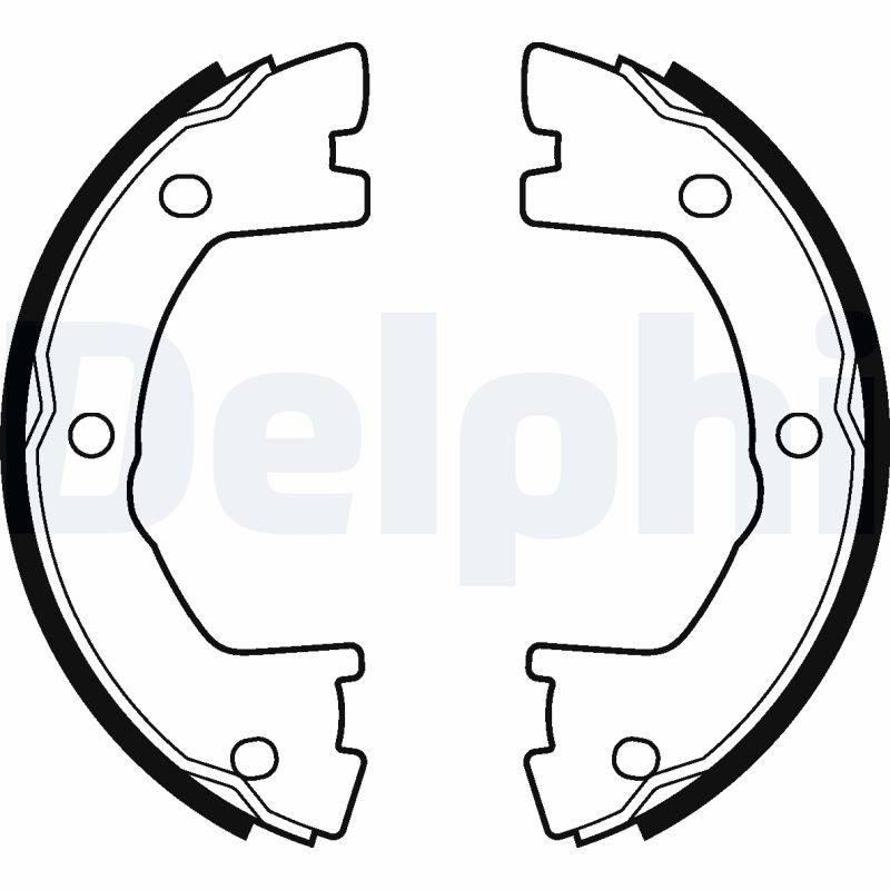 Барабанные тормозные колодки DELPHI LS2115