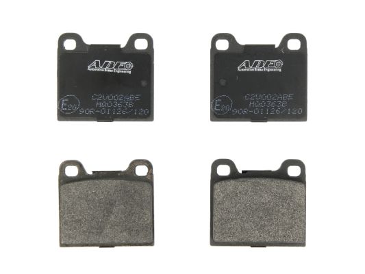 Колодки тормозные дисковые ABE C2V002ABE