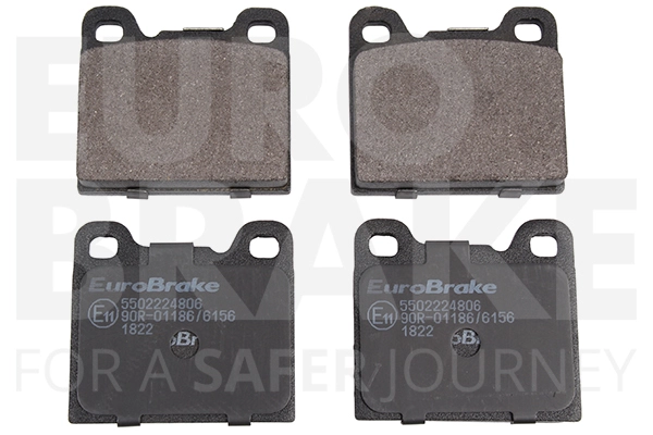 Тормозные колодки дисковые задние EUROBRAKE 5502224806