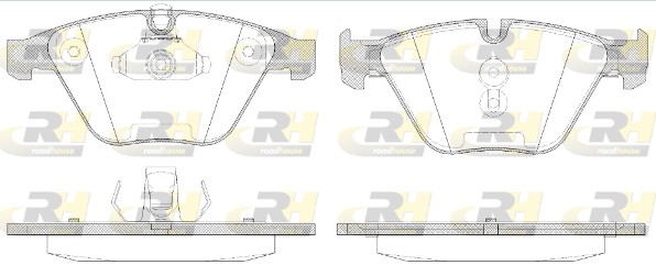Roadhouse тормозные колодки передние ROADHOUSE 285750