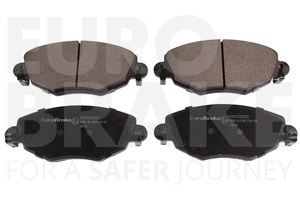 Тормозные колодки дисковые передние EUROBRAKE 5502222553