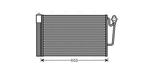 Радиатор кондиционера AVA QUALITY COOLING BWA5363D