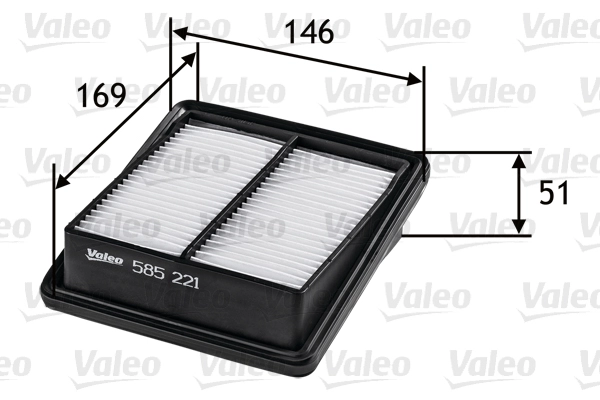 Фильтр воздушный VALEO 585221