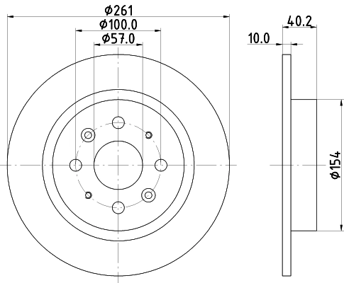 Тормозной диск HELLA/BEHR/PAGID 8DD355114081