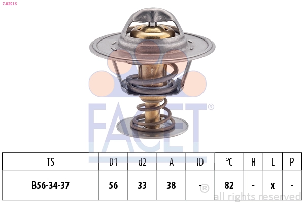 Термостат FACET 7.8251S