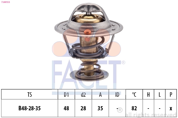 Термостат FACET 7.8415S