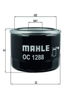 Фильтр масляный MAHLE/KNECHT OC1288