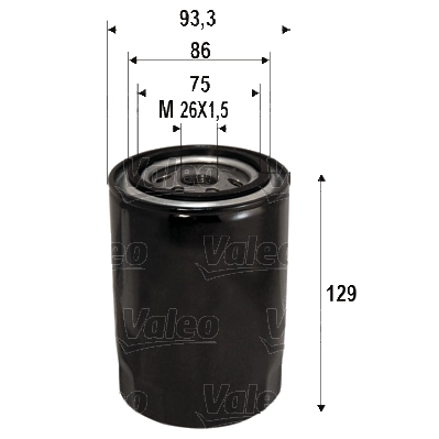 Фильтр масляный VALEO 586076