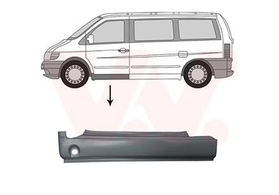 Порог кузова VAN WEZEL 3078103