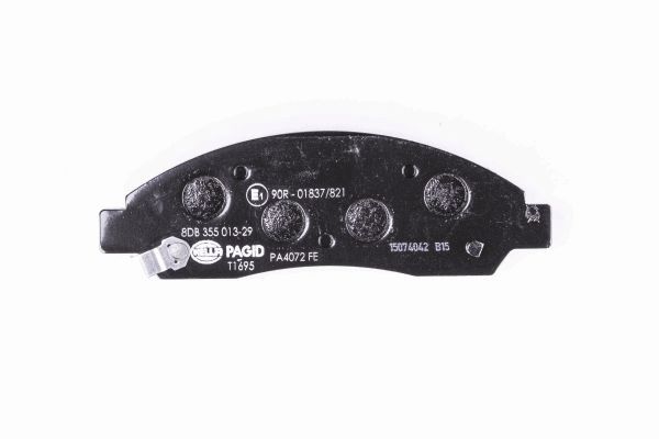 Колодки тормозные дисковые HELLA/BEHR/PAGID 8DB355013291