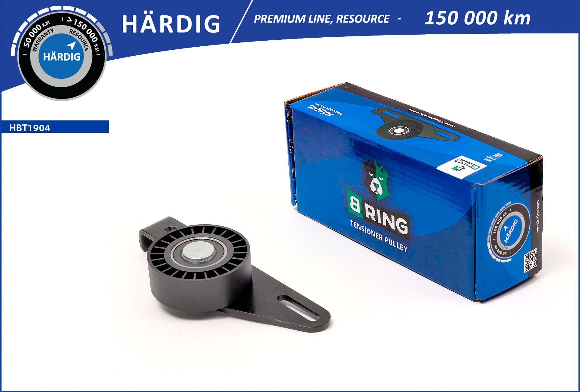 Hbt1904 b-ring (hardig) ролик натяжителя renault logan 04-/lada largus 12- 1.4/1.6 8v B-RING HBT1904