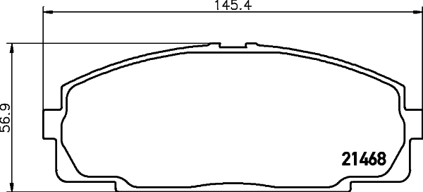 Колодки тормозные дисковые HELLA/BEHR/PAGID 8DB355016-921
