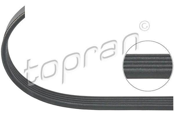 Ribbed v-belt HANS PRIES/TOPRAN 701192