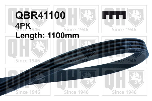 Ремень поликлиновой QUINTON HAZELL QBR41100
