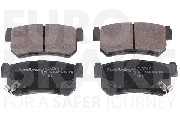 Тормозные колодки дисковые задние EUROBRAKE 5502225011