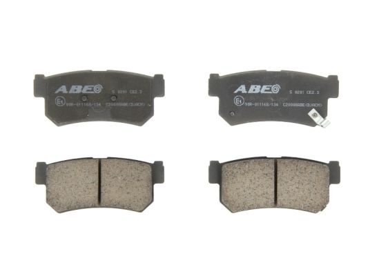 Колодки тормозные дисковые ABE C20008ABE