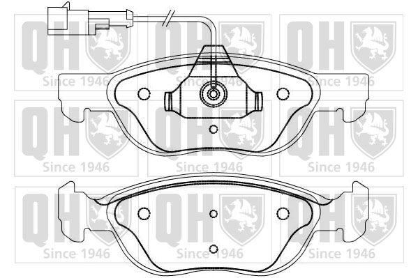 Колодки тормозные QUINTON HAZELL BP861