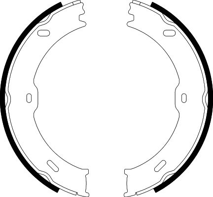 Колодки тормозные барабанные HELLA/BEHR/PAGID 8DA355050761