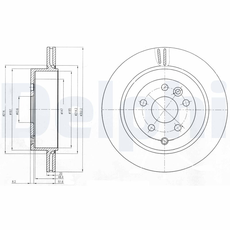Диск тормозной DELPHI BG4125