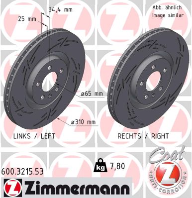Тормозной диск black z
