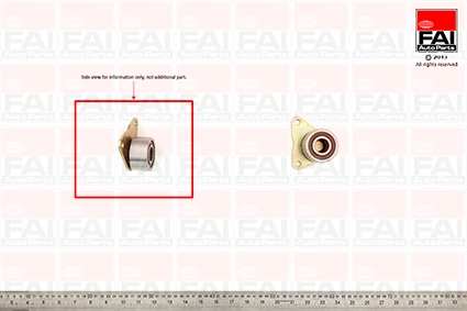 Ролик промежуточный ремня грм FAI AUTOPARTS T9303