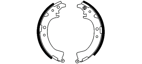 Колодки тормозные барабанные HELLA/BEHR/PAGID 8DB355001671