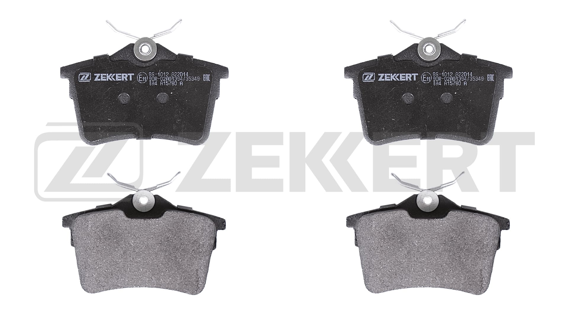 Колодки тормозные ZEKKERT BS1012