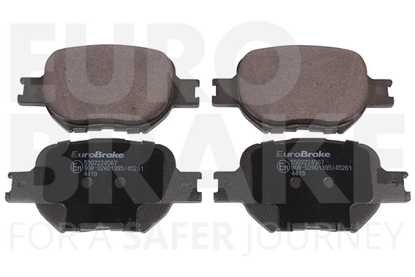 Колодки тормозные дисковые EUROBRAKE 5502224567