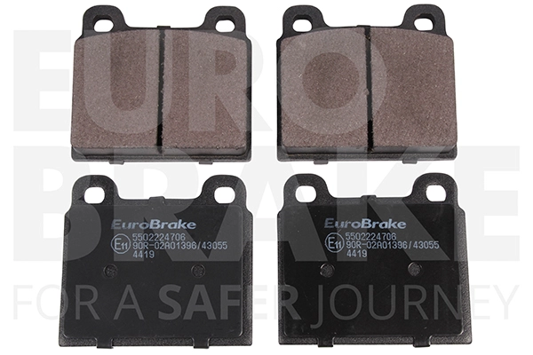 Тормозные колодки дисковые передние EUROBRAKE 5502224706
