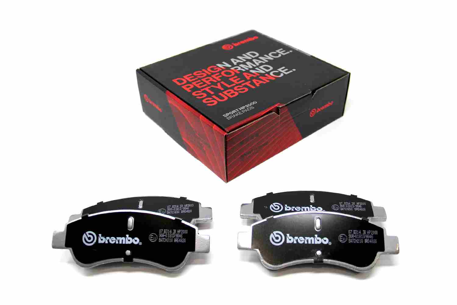 Комплект тормозных колодок дисковый тормоз BREMBO 07B.314.38
