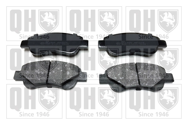 Комплект тормозных колодок дисковый тормоз QUINTON HAZELL BP1505