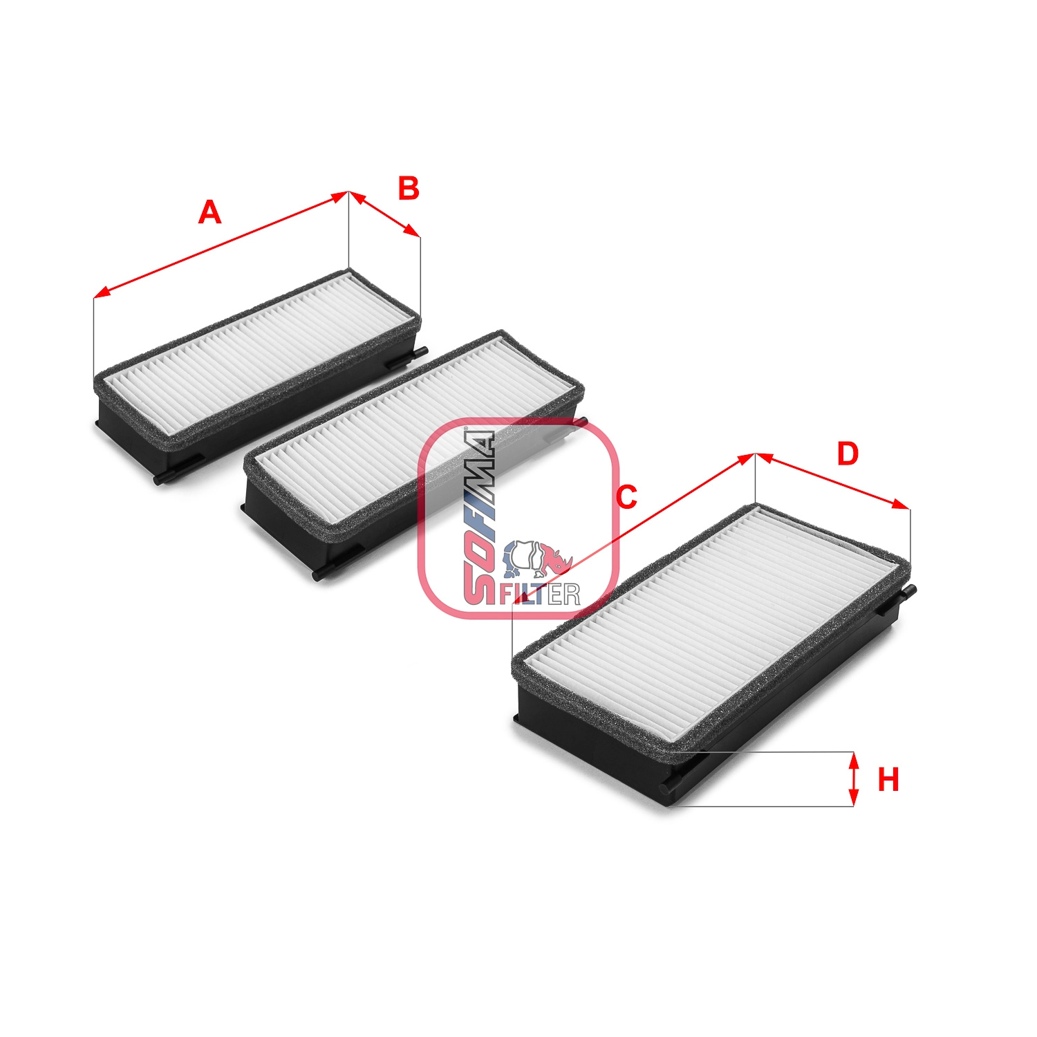 Фильтр салона SOFIMA S 3070 C