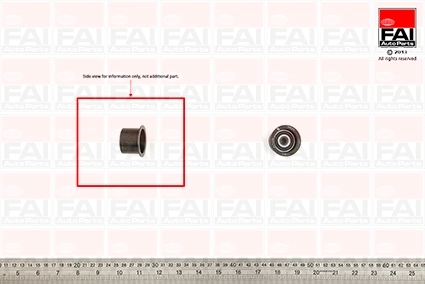 Паразитный / ведущий ролик зубчатый ремень FAI AUTOPARTS T8806