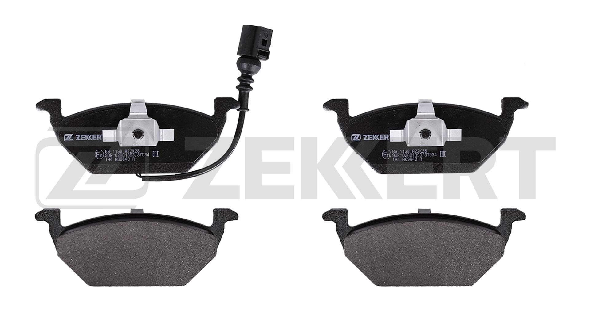 Колодки тормозные ZEKKERT BS1138