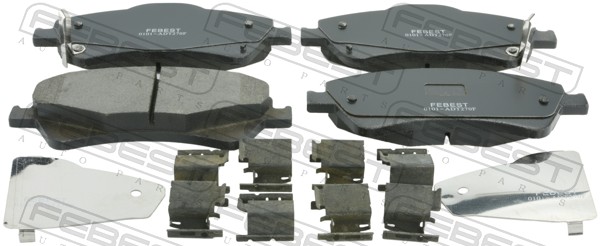 Колодки тормозные дисковые FEBEST 0101-ADT270F