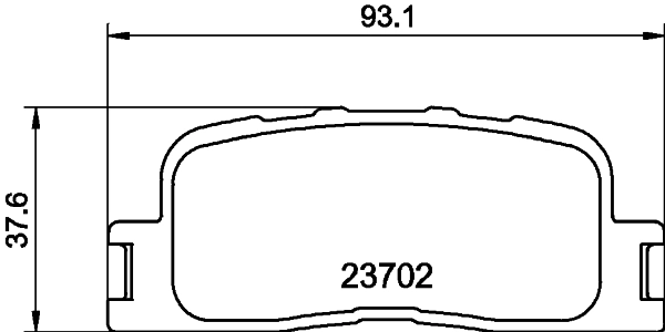 Колодки тормозные дисковые HELLA/BEHR/PAGID 8DB355011001