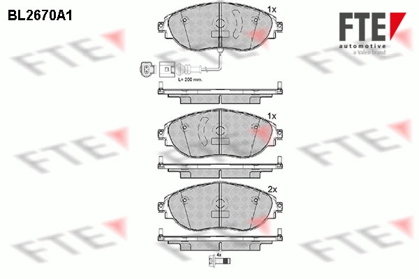 Запчасть FTE BL2670A1