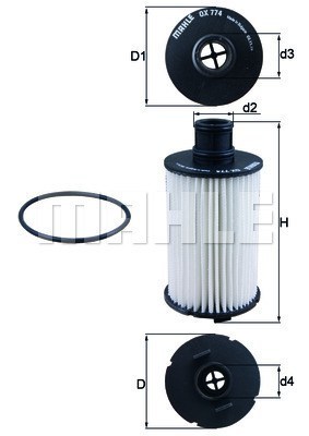 Масляный фильтр MAGNETI MARELLI 154705272660