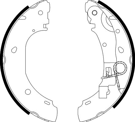 Колодки тормозные барабанные HELLA/BEHR/PAGID 8DB355002681