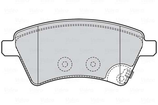 Колодки тормозные дисковые VALEO 301804
