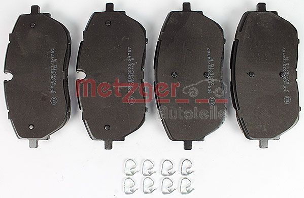 Колодки тормозные дисковые METZGER 1170821