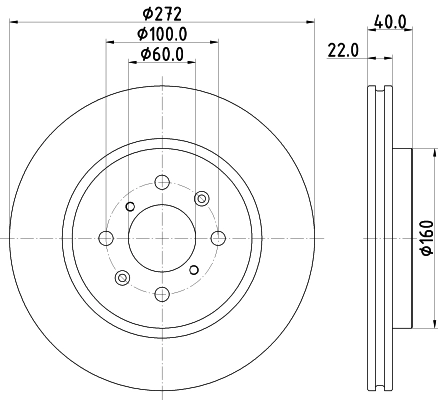 Диск тормозной MINTEX MDC2713