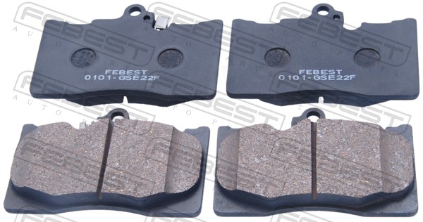 Колодки тормозные передние FEBEST 0101-GSE22F