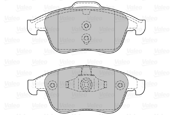 Колодки тормозные дисковые VALEO 601066