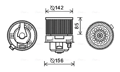 Запчасть AVA QUALITY COOLING PE8371