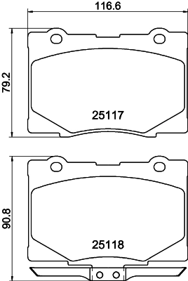 Колодки тормозные дисковые MINTEX MDB3170