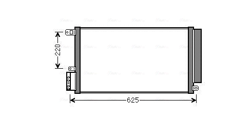 Радиатор кондиционера AVA QUALITY COOLING ALA5115D