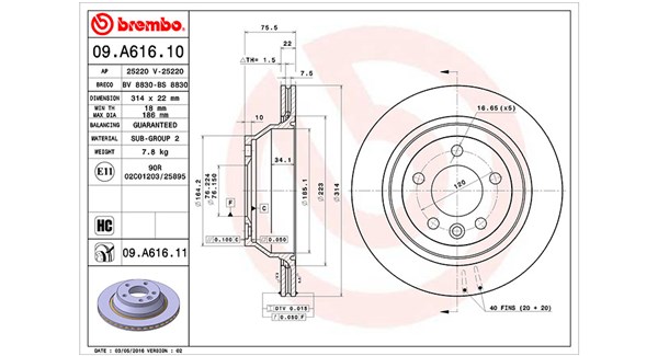 Тормозной диск MAGNETI MARELLI 360406098800